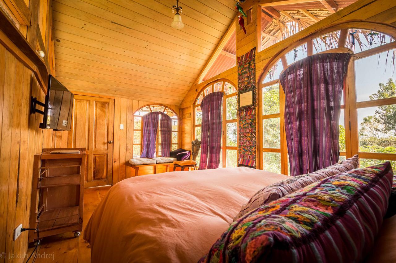Lake Front Cabin At Los Elementos Santa Cruz La Laguna Exterior photo
